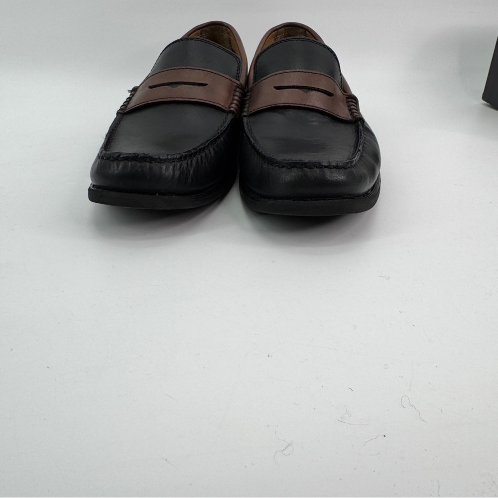 Giorgio Brutini Gel Tech Comfort Leather Loafers Black Brown Men 9 Shock Absorb - Picture 5 of 13